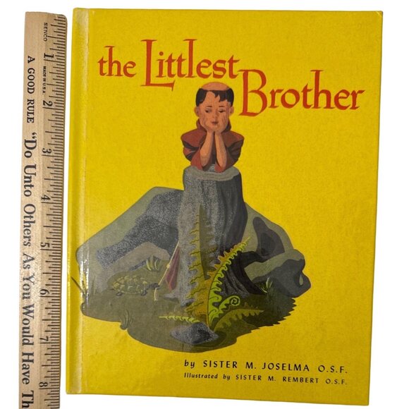 The Littlest Brother Sister M Joselma OSF Vtg 1955 Franciscan Harold Press Faith - Picture 10 of 10